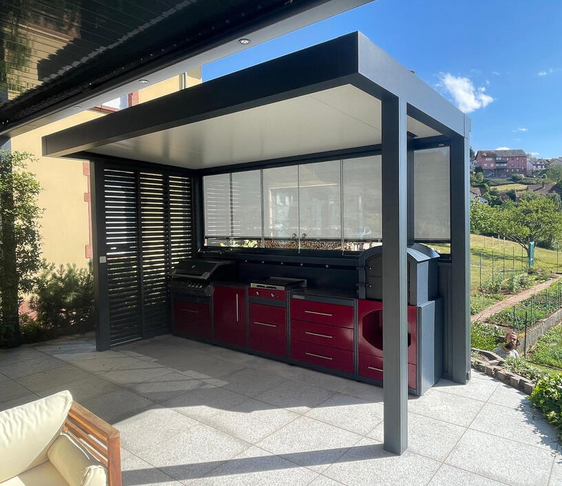 Pergola toit fixe